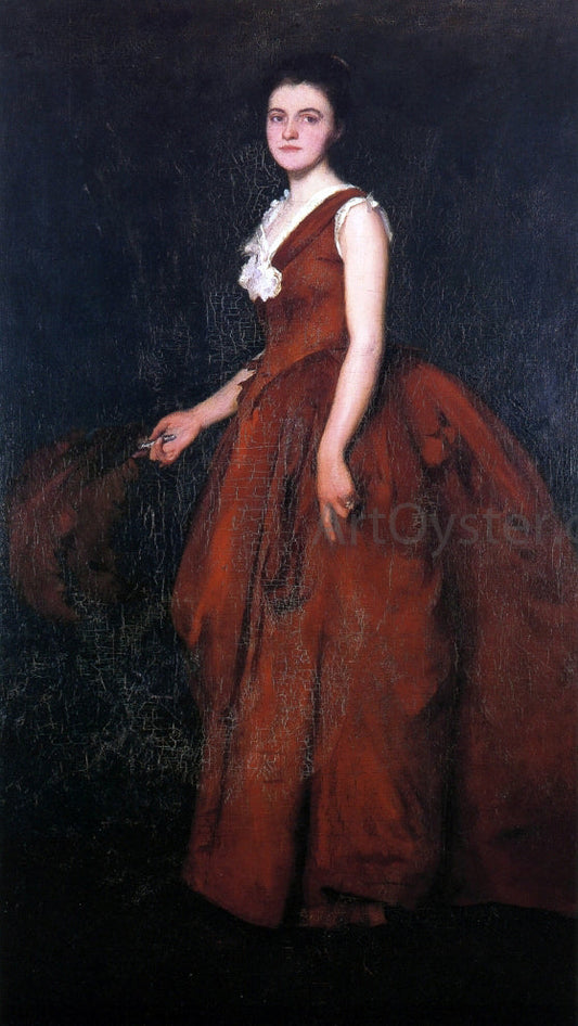 Edmund Tarbell A Portrait (also known as Madame Tarbell) - Canvas Print