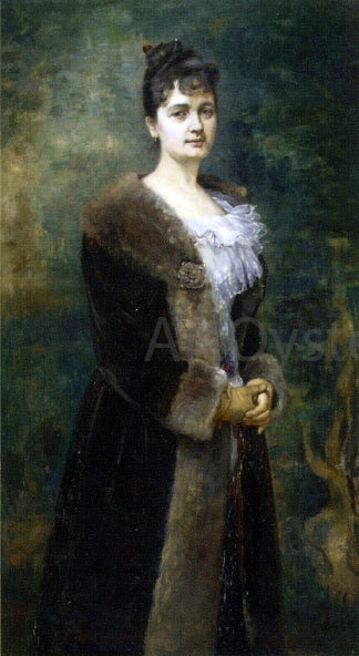  Alfred Emile Leopold Stevens A Portrait of M. L. Bion - Canvas Print