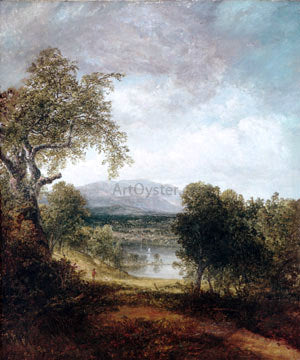  Thomas Doughty A River Glimpse - Canvas Print