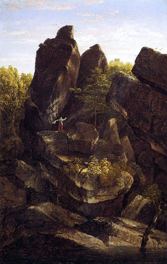  Thomas Cole A Rocky Glen (also known as In the Shawangunks) - Canvas Print