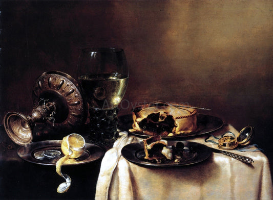  Willem Claesz Heda A Still Life - Canvas Print