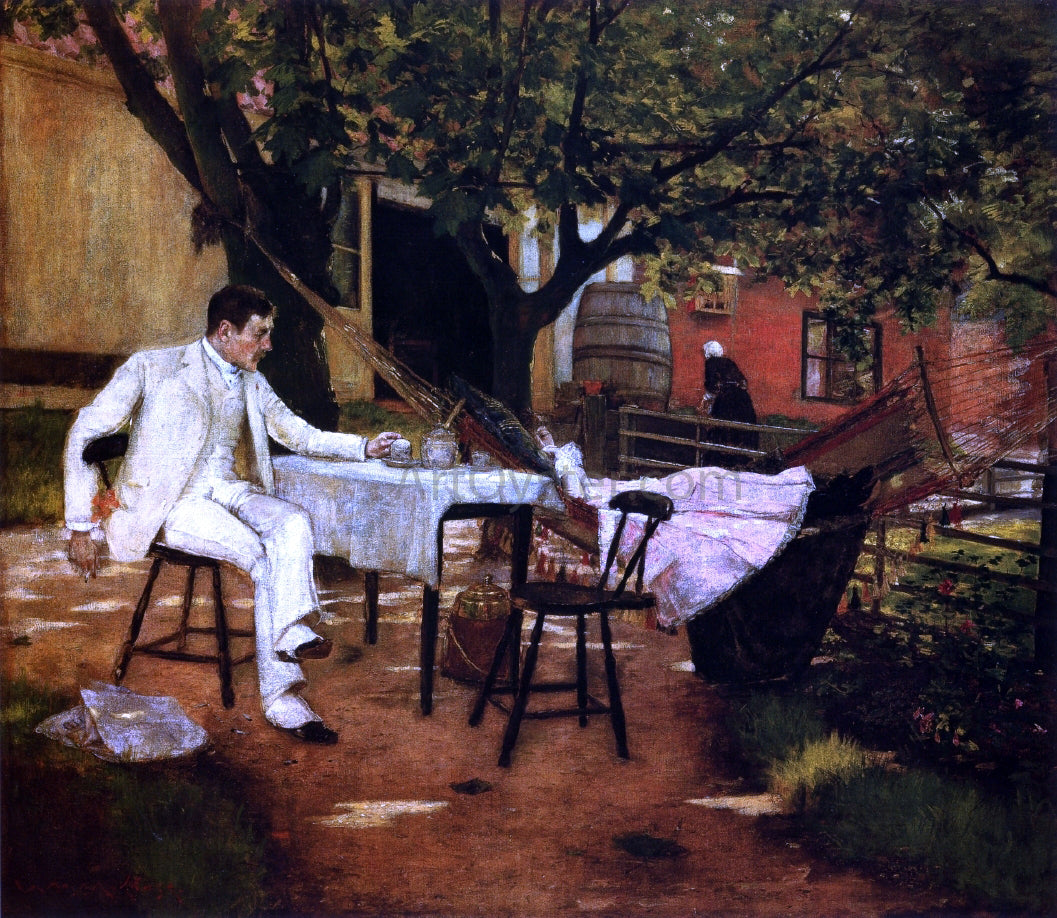  William Merritt Chase A Summer Afternon in Holland (also known as Sunlight and Shadow) - Canvas Print