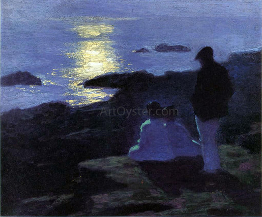  Edward Potthast A Summer's Night - Canvas Print