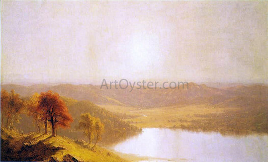  Sanford Robinson Gifford A View from the Berkshire Hills, near Pittsfield, Massachusetts - Canvas Print