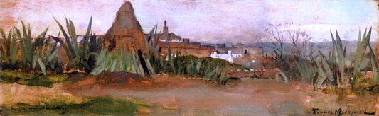  Maurice Bompard A View of Tangiers - Canvas Print