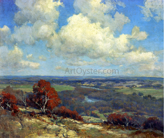  Julian Onderdonk A Winter Morning on the Guadalupe River - Canvas Print