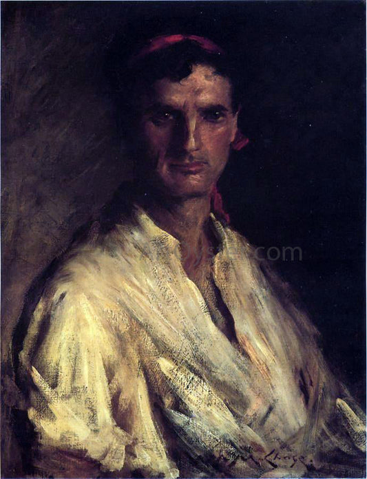  William Merritt Chase A Young Roman - Canvas Print