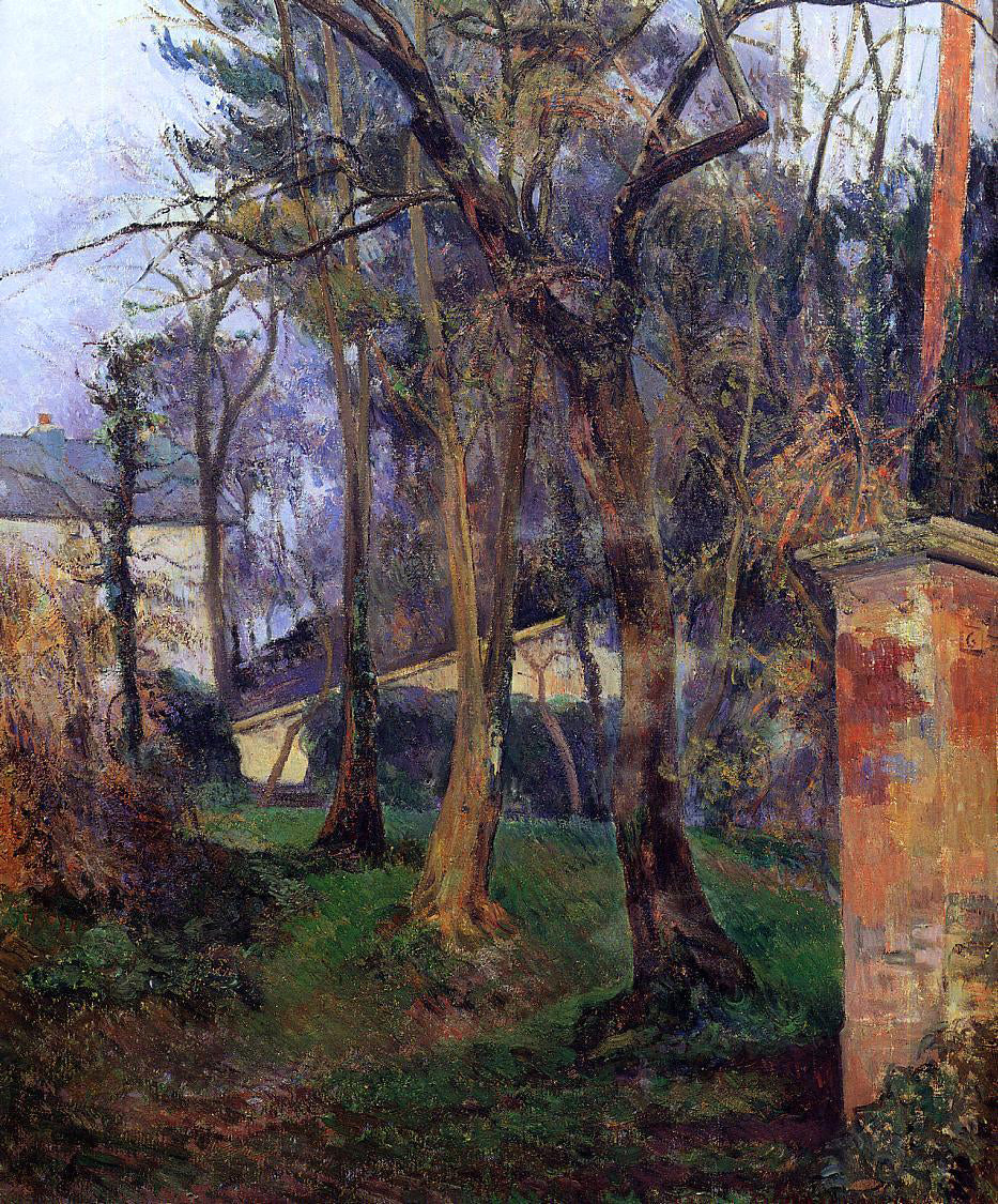  Paul Gauguin Abandoned Garden, Rouen - Canvas Print