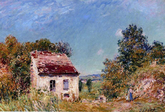  Alfred Sisley Abandoned House - Canvas Print