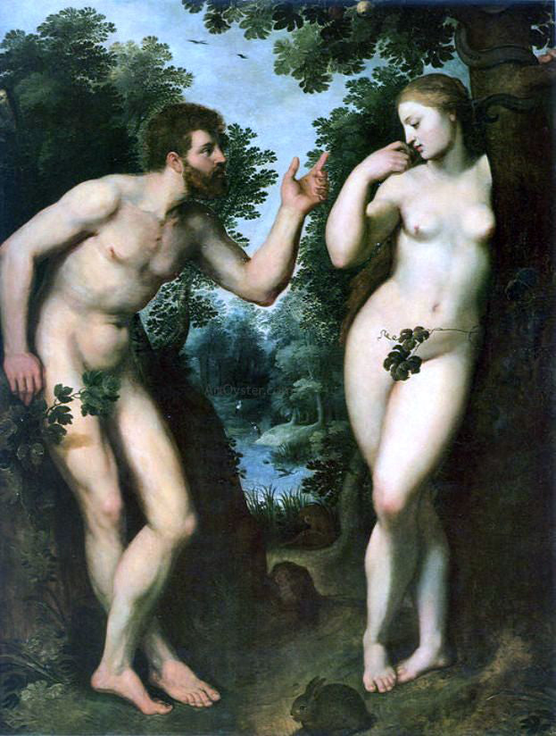  Peter Paul Rubens Adam and Eve - Canvas Print