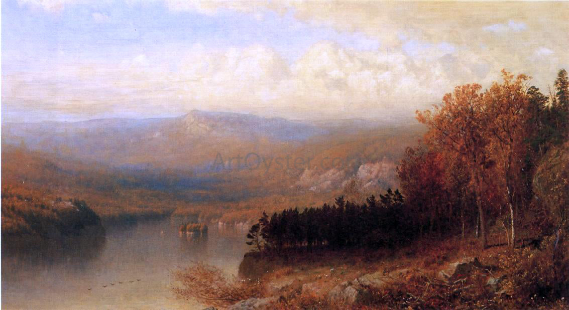  Alexander Helwig Wyant Adirondack Scene in Autumn - Canvas Print