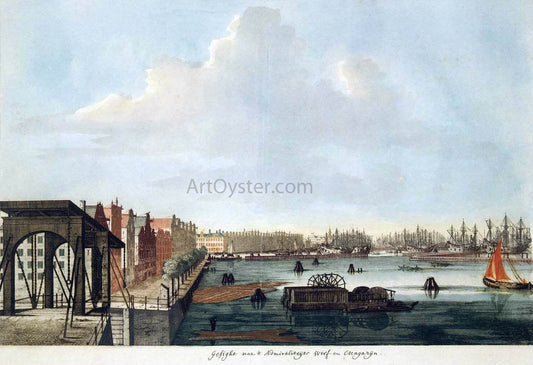  Johannes Teyler Admiralty Shipyard - Canvas Print