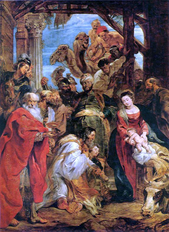  Peter Paul Rubens Adoration of the Kings - Canvas Print