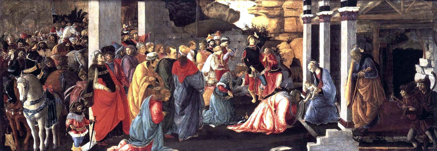  Sandro Botticelli Adoration of the Magi - Canvas Print