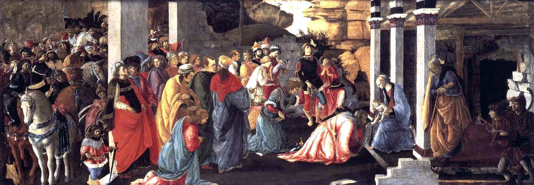  Sandro Botticelli Adoration of the Magi - Canvas Print