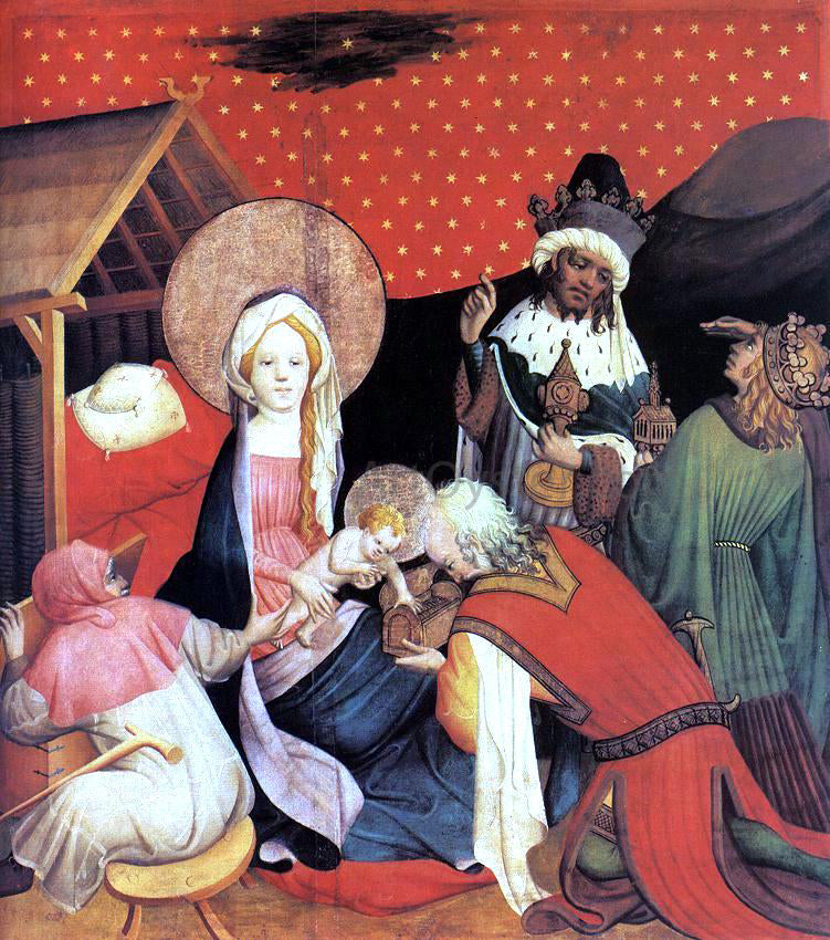  Master Francke Adoration of the Magi - Canvas Print