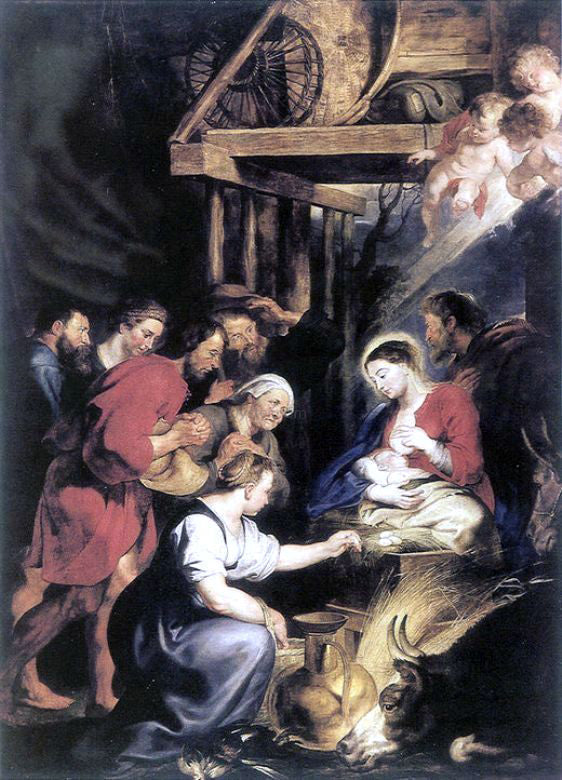  Peter Paul Rubens Adoration of the Shepherds - Canvas Print