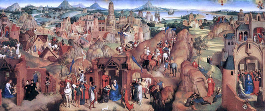  Hans Memling Advent and Triumph of Christ - Canvas Print