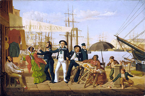  John Carlin After a Long Cruise - Canvas Print