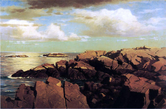  William Stanley Haseltine After a Shower, Nahant, Massachusetts - Canvas Print