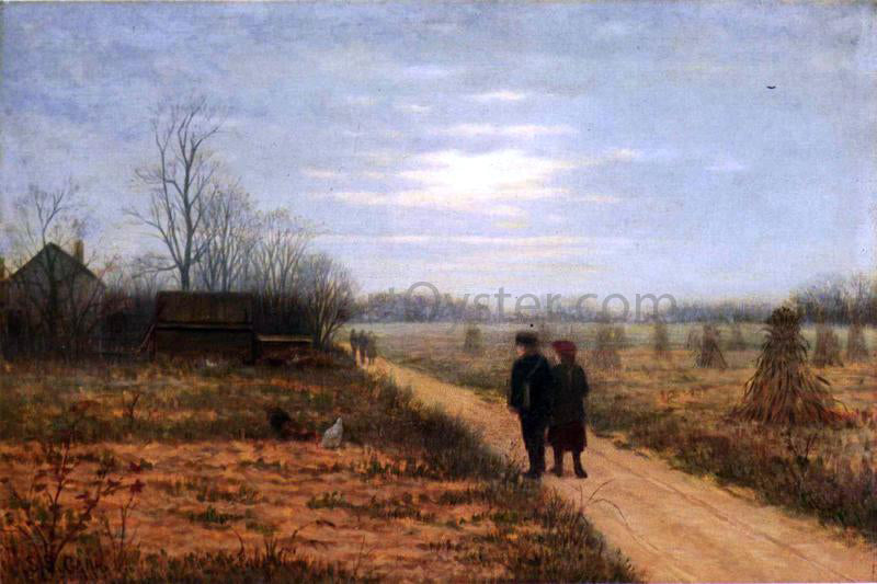  Samuel S Carr After School - Canvas Print