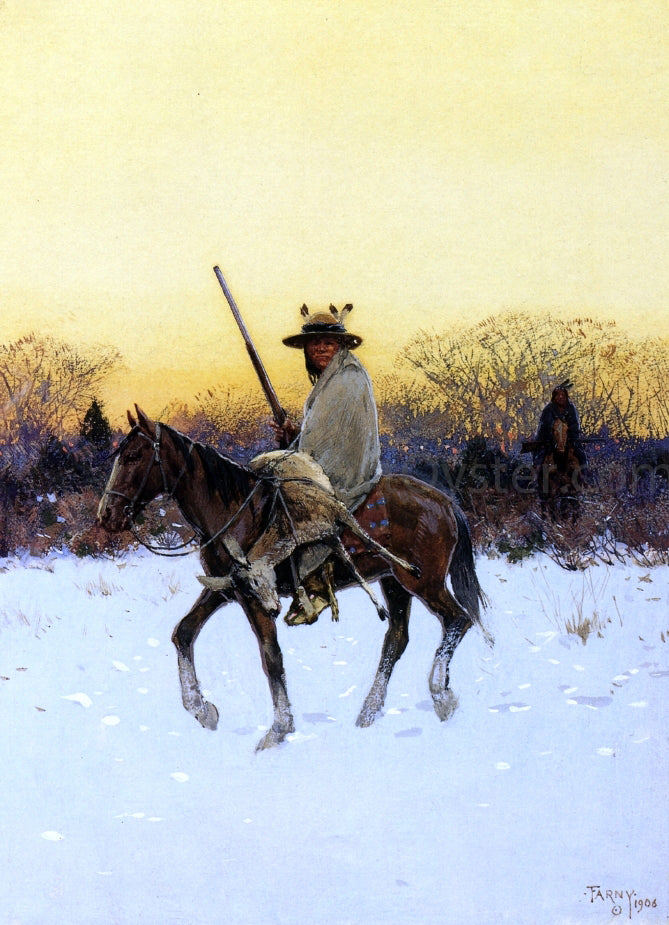  Henry F Farney After the Hunt - Canvas Print