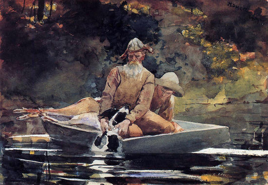  Winslow Homer After the Hunt - Canvas Print