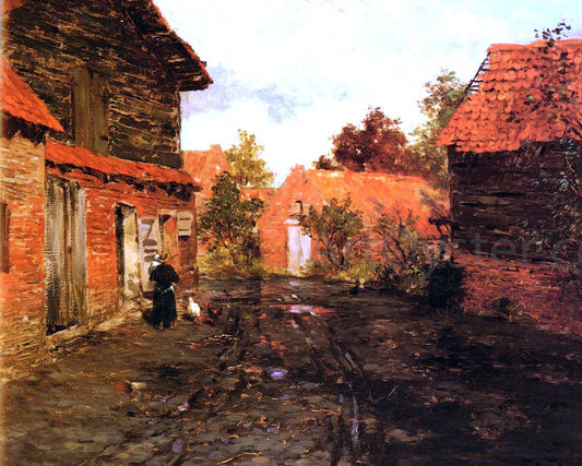  Fritz Thaulow After The Rain - Canvas Print