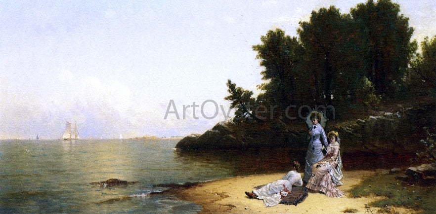  Alfred Thompson Bricher Afternoon by the Shore - Canvas Print