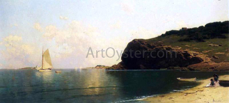  Alfred Thompson Bricher Afternoon Calm - Canvas Print