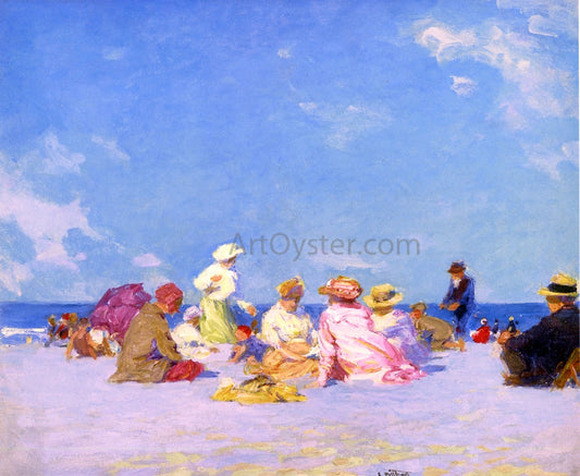  Edward Potthast Afternoon Fun - Canvas Print