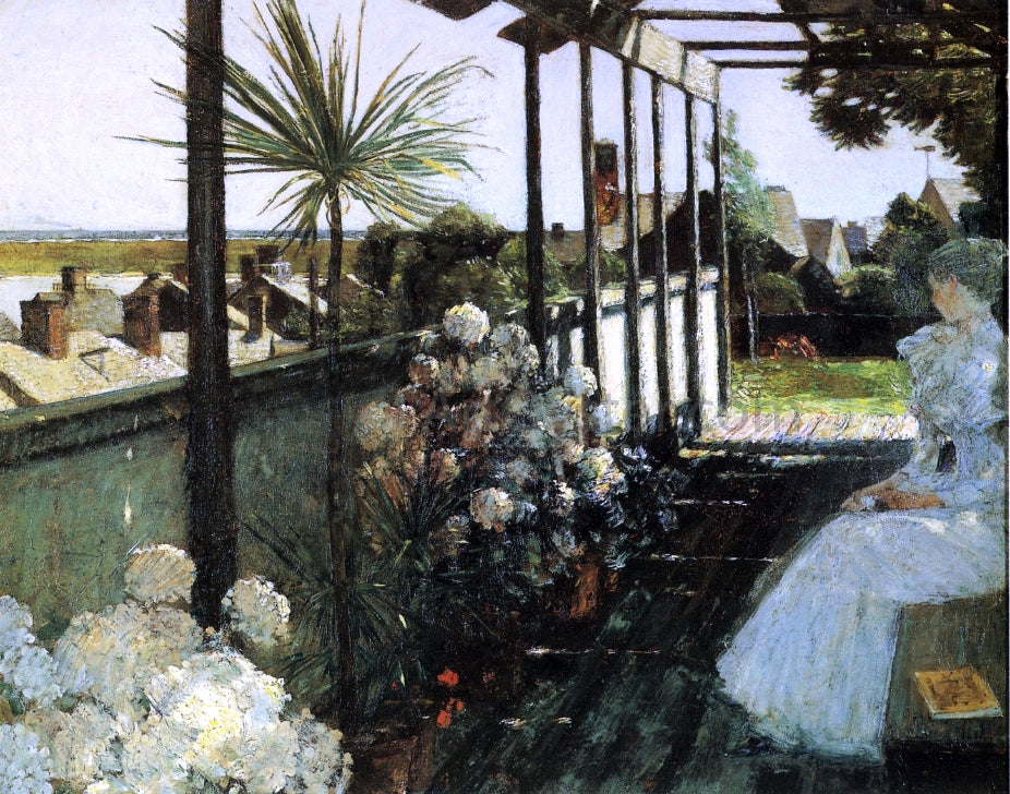  Frederick Childe Hassam Afternoon in Nantucket - Canvas Print