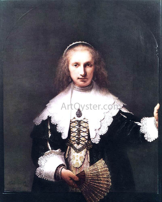  Rembrandt Van Rijn Agatha Bas - Canvas Print