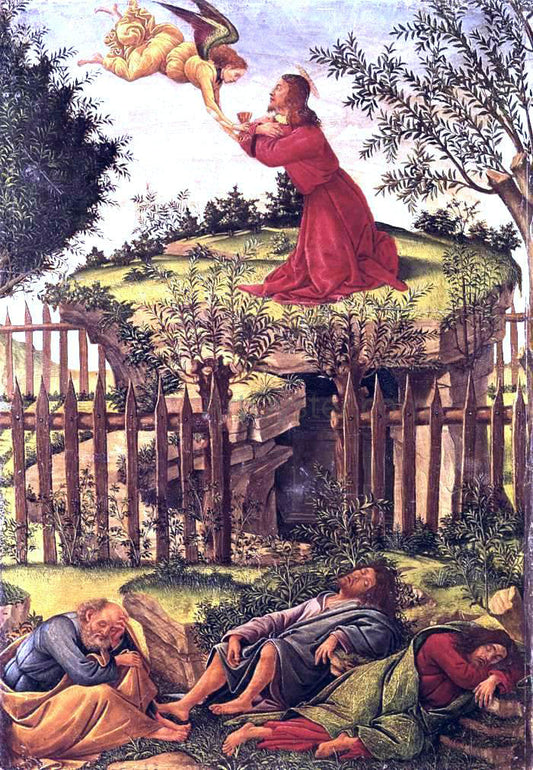  Sandro Botticelli Agony in the Garden - Canvas Print