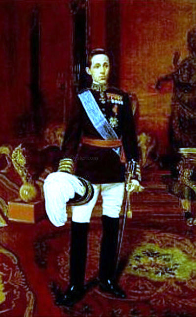  Jose Diaz Molina Alfonso XIII - Canvas Print