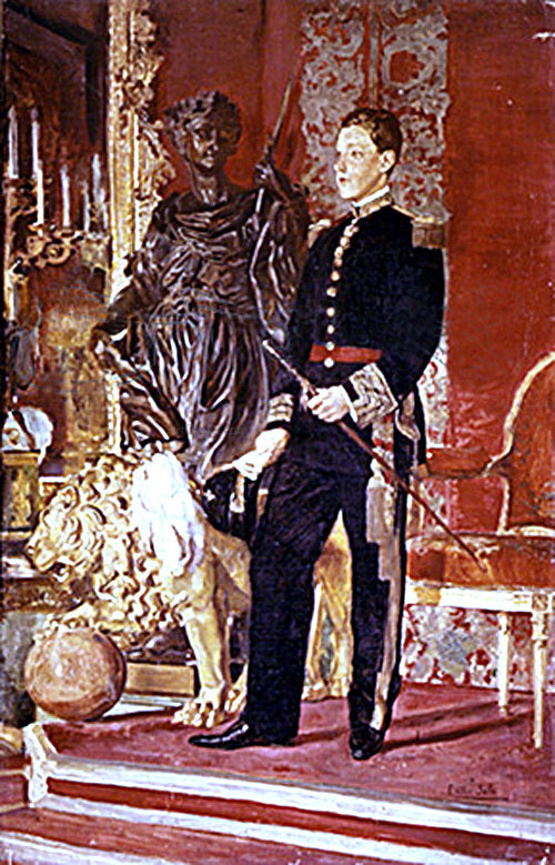  Emilio Sala y Frances Alfonso XIII - Canvas Print