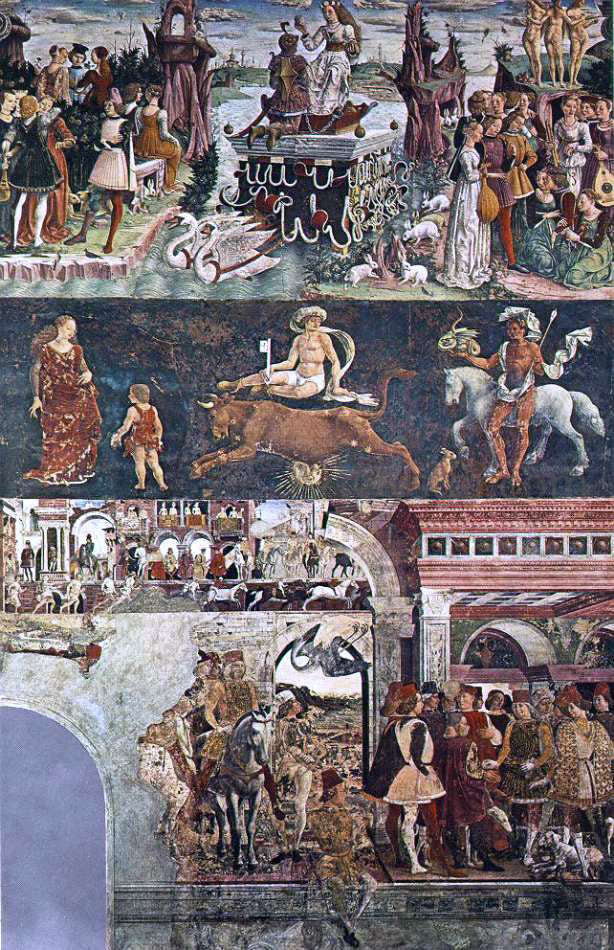  Francesco Del Cossa Allegory of April: Triumph of Venus - Canvas Print