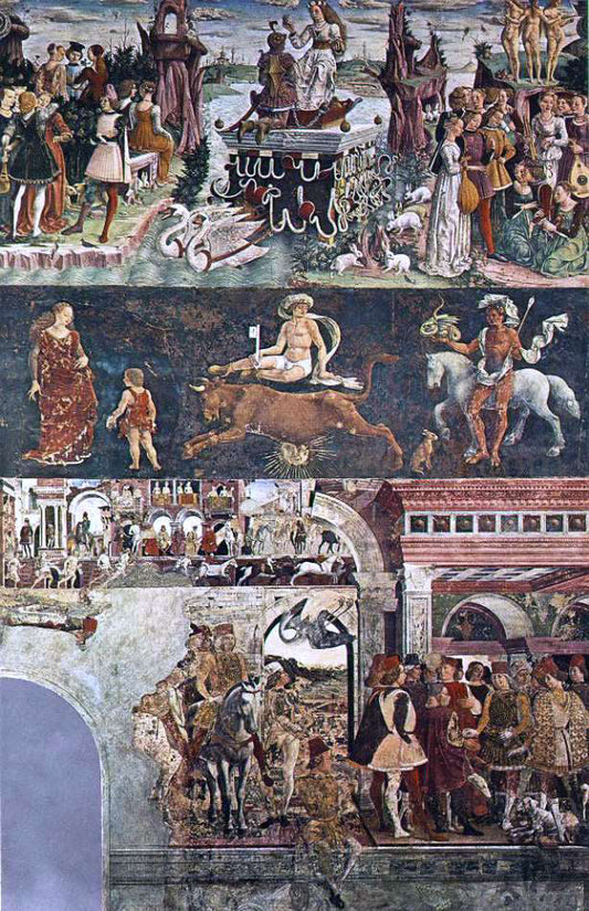  Francesco Del Cossa Allegory of April: Triumph of Venus - Canvas Print