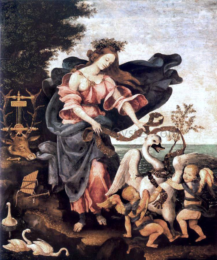  Filippino Lippi Allegory of Music or Erato - Canvas Print