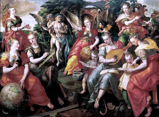  Marten De Vos Allegory of the Seven Liberal Arts - Canvas Print