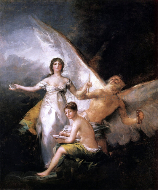  Francisco Jose de Goya Y Lucientes Allegory on the Adaption of the Constitution of 1812 - Canvas Print