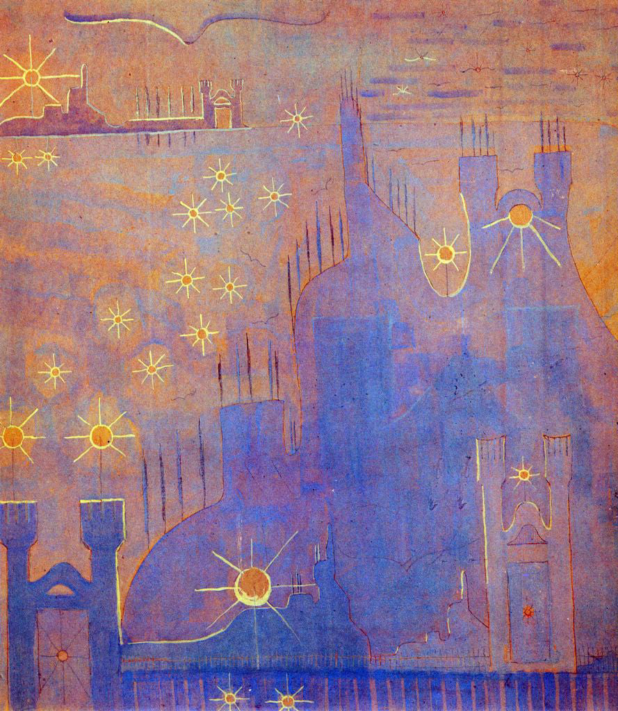  Mikalojus Ciurlionis Allegro Sonata of the Sun - Canvas Print