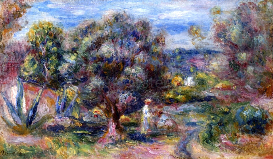  Pierre Auguste Renoir Aloe, Picking at Cagnes - Canvas Print