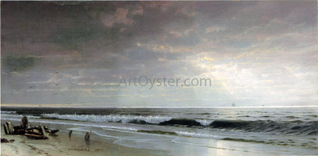  William Trost Richards Along the Atlantic - Canvas Print