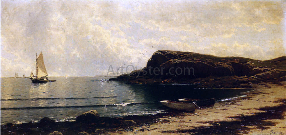  Alfred Thompson Bricher Along the Shore - Canvas Print