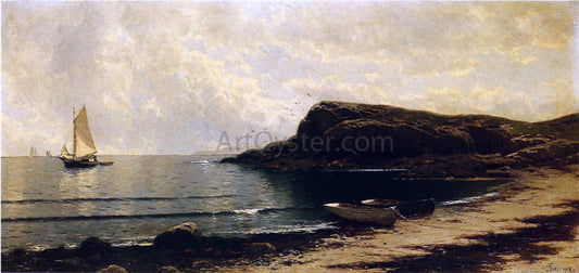  Alfred Thompson Bricher Along the Shore - Canvas Print