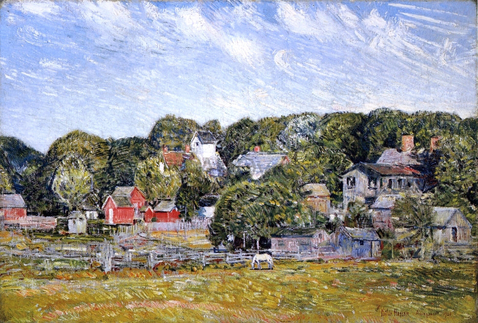  Frederick Childe Hassam Amagansett, Long Island, New York - Canvas Print