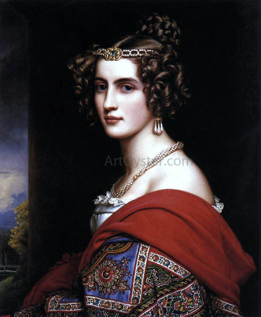  Joseph Karl Stieler Amalie von Schintling - Canvas Print