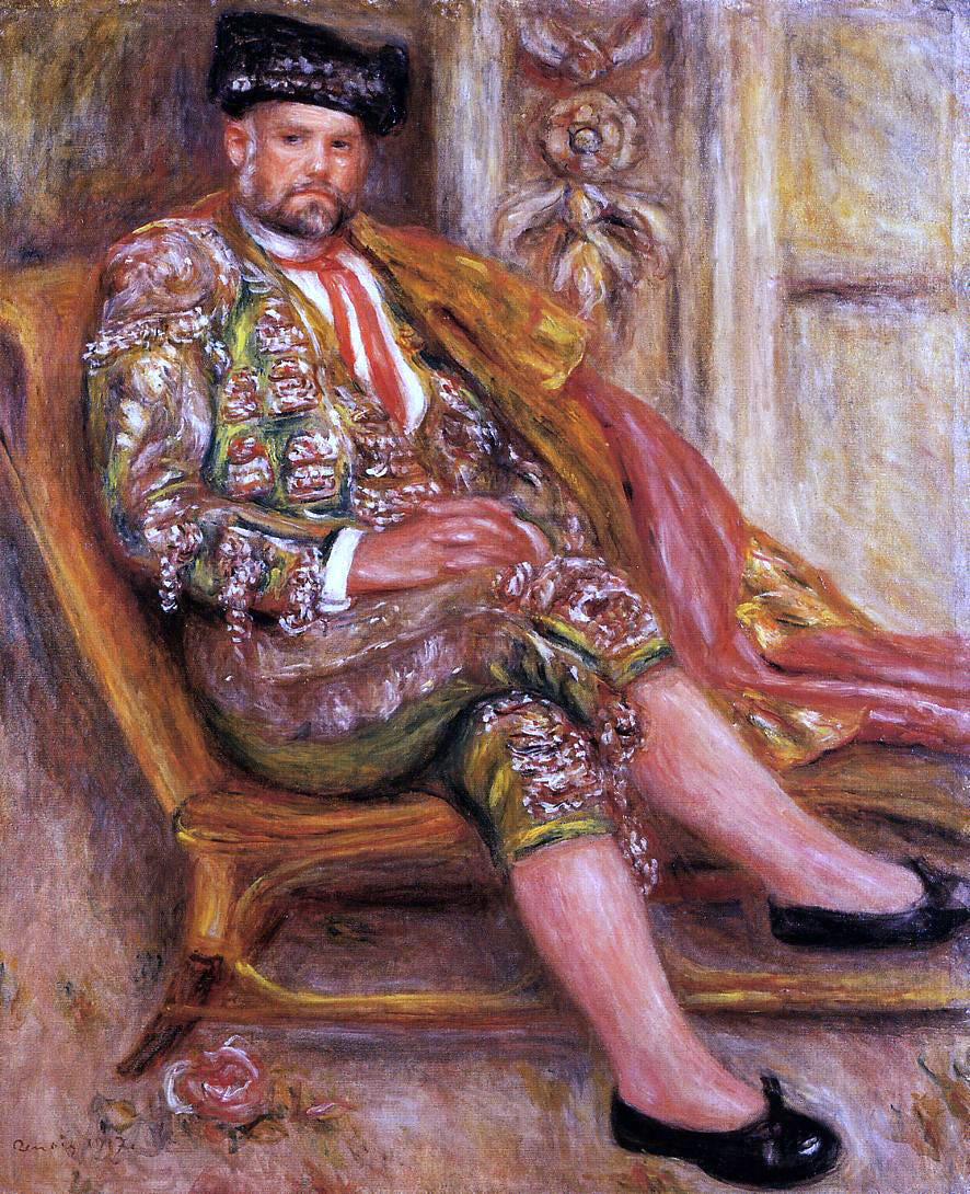  Pierre Auguste Renoir Ambroise Vollard Dressed as a Toreador - Canvas Print