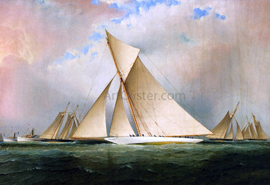  James E Buttersworth America's Cup Yacht VIGILANT, 1893 - Canvas Print